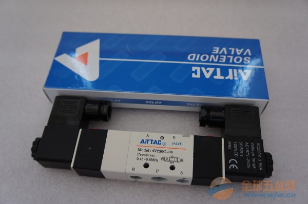 气动元件-现货供应亚德客电磁阀4V230C-08,亚
