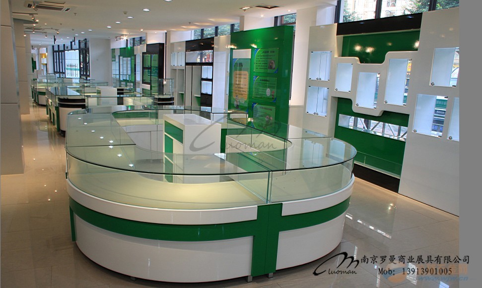 眼镜柜台-江苏南京眼镜柜台展柜设计制作