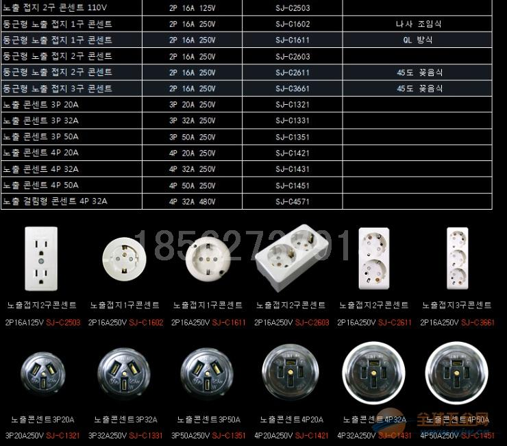 产品名称工业插座价格电议在地区广西 南宁小起订量供货能力发布时间